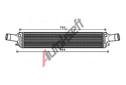 AVA QUALITY COOLING Chladi vzduchu intercooler AVA AIA4319, AIA4319
