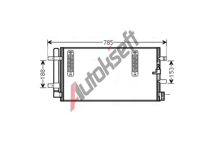 AVA QUALITY COOLING Kondenztor klimatizace AVA AIA5297D, AIA5297D