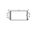 Kondenztor klimatizace AVA QUALITY COOLING ‐ AVA AIA5360D