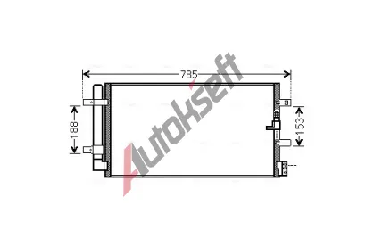 AVA QUALITY COOLING Kondenztor klimatizace AVA AIA5360D, AIA5360D