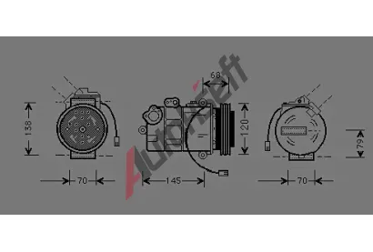 AVA QUALITY COOLING Kompresor - klimatizace AVA AIAK011, AIAK011
