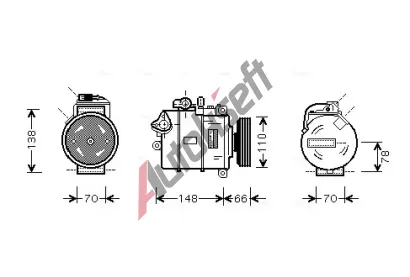 AVA QUALITY COOLING Kompresor - klimatizace AVA AIAK226, AIAK226