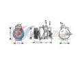 Kompresor klimatizace&nbsp;AVA QUALITY COOLING&nbsp;&dash;&nbsp;AVA AIAK284