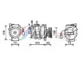 Kompresor klimatizace AVA QUALITY COOLING ‐ AVA AIAK342