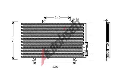 AVA QUALITY COOLING Kondenztor klimatizace AVA AL5063, AL5063