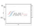 Kondenztor klimatizace AVA QUALITY COOLING ‐ AVA AL5159D