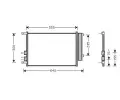 Kondenztor klimatizace AVA QUALITY COOLING ‐ AVA ALA5088D