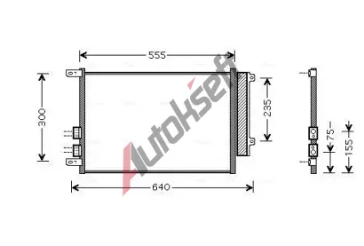 AVA QUALITY COOLING Kondenztor klimatizace AVA ALA5088D, ALA5088D