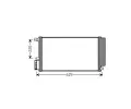 Kondenztor klimatizace AVA QUALITY COOLING ‐ AVA ALA5115D