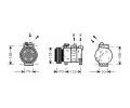 Kompresor klimatizace AVA QUALITY COOLING ‐ AVA ALAK016