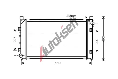 AVA QUALITY COOLING Chladič vody AVA AU2163, AU2163 AVA QUALITY COOLING Chladič vody AVA AU2163, AU2163