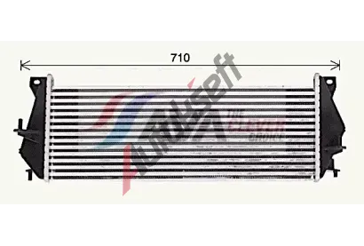 AVA QUALITY COOLING Chladič vzduchu intercooler AVA AU4338, AU4338 AVA QUALITY COOLING Chladič vzduchu intercooler AVA AU4338, AU4338