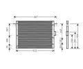 Kondenztor klimatizace AVA QUALITY COOLING ‐ AVA AU5075