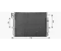 Kondenztor klimatizace AVA QUALITY COOLING ‐ AVA AU5346D