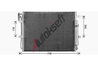 AVA QUALITY COOLING Kondenztor klimatizace AVA AU5346D, AU5346D