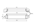 Chladi vzduchu intercooler AVA QUALITY COOLING ‐ AVA AUA4219