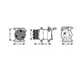 AVA QUALITY COOLING Kompresor klimatizace ‐ AVA AUAK185