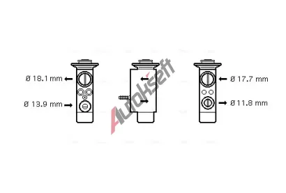 AVA Clever Choice Expanzn� ventil klimatizace AVA BW1238, BW1238