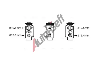AVA QUALITY COOLING Expanzn ventil klimatizace AVA BW1240, BW1240