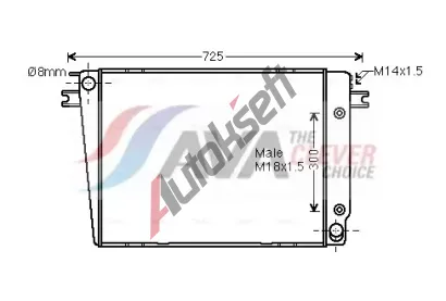 AVA QUALITY COOLING Chladi vody ** CLEVER FIT ** AVA BW2251, BW2251