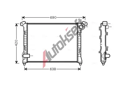 AVA QUALITY COOLING Chladi vody AVA BW2286, BW2286