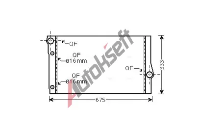 AVA QUALITY COOLING Chladi vody AVA BW2410, BW2410