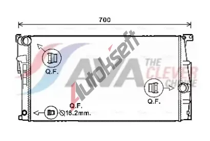 AVA QUALITY COOLING Chladi� vody ** CLEVER FIT ** AVA BW2453, BW2453