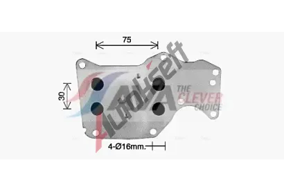 AVA QUALITY COOLING Chladi oleje AVA BW3621, BW3621