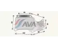 AVA QUALITY COOLING Chladi oleje AVA BW3621, BW3621