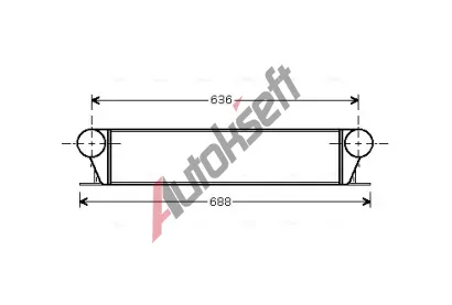 AVA QUALITY COOLING Chladi vzduchu intercooler AVA BW4253, BW4253