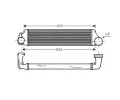 Chladi vzduchu intercooler AVA QUALITY COOLING ‐ AVA BW4282