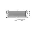 Chladi vzduchu intercooler AVA QUALITY COOLING ‐ AVA BW4376