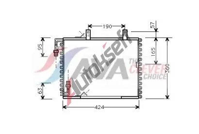 AVA QUALITY COOLING Kondenztor klimatizace AVA BW5147, BW5147