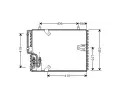 Kondenztor klimatizace AVA QUALITY COOLING ‐ AVA BW5183