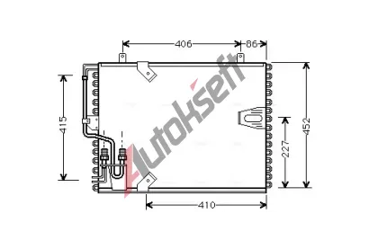 AVA QUALITY COOLING Kondenztor - klimatizace AVA BW5183, BW5183