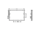 Kondenztor klimatizace AVA QUALITY COOLING ‐ AVA BW5191