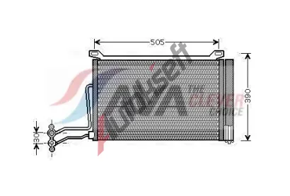 AVA QUALITY COOLING Kondenzátor klimatizace ** CLEVER FIT ** AVA BW5264D, BW5264D AVA QUALITY COOLING Kondenzátor klimatizace ** CLEVER FIT ** AVA BW5264D, BW5264D