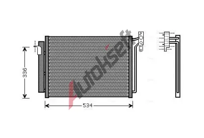 AVA QUALITY COOLING Kondenztor klimatizace AVA BW5281D, BW5281D