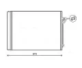 Kondenztor klimatizace AVA QUALITY COOLING ‐ AVA BW5409D