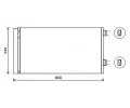 Kondenztor klimatizace AVA QUALITY COOLING ‐ AVA BW5414D
