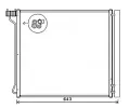 Kondenztor klimatizace AVA QUALITY COOLING ‐ AVA BW5474D