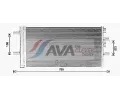 Kondenztor klimatizace AVA QUALITY COOLING ‐ AVA BW5603D