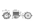 Vnitn ventiltor AVA QUALITY COOLING ‐ AVA BW8458