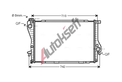 AVA QUALITY COOLING Chladi vody AVA BWA2233, BWA2233