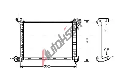 AVA QUALITY COOLING Chladi vody AVA BWA2263, BWA2263