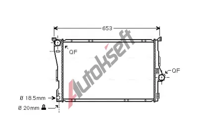 AVA QUALITY COOLING Chladi vody AVA BWA2278, BWA2278