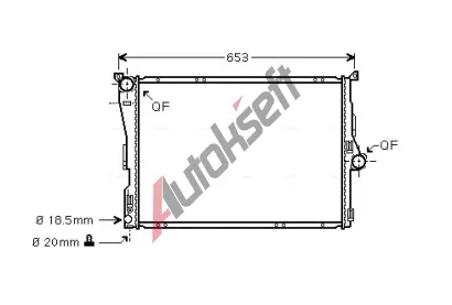 AVA QUALITY COOLING Chladi vody AVA BWA2291, BWA2291