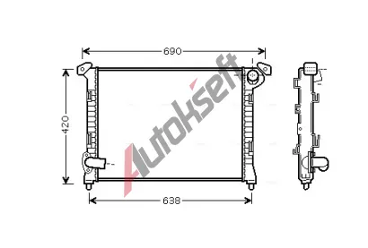 AVA QUALITY COOLING Chladi vody AVA BWA2314, BWA2314