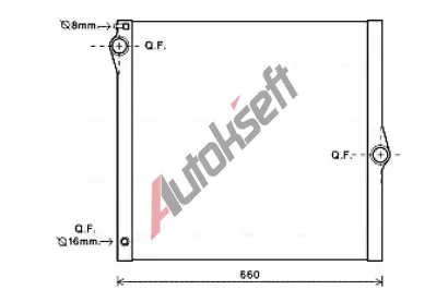 AVA QUALITY COOLING Chladi vody AVA BWA2436, BWA2436