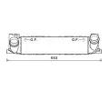 Chladi vzduchu intercooler AVA QUALITY COOLING ‐ AVA BWA4464